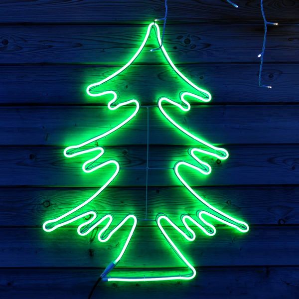 Neon Lichtschlauchfiguren Weihnachtsfiguren LED-Lichter Weihnachtsbeleuchtung Dekofiguren